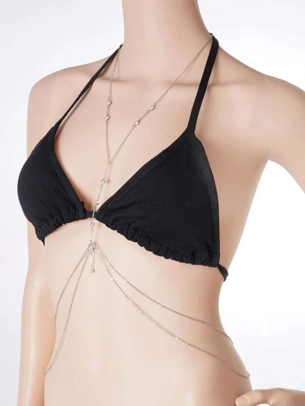Sexy Body Chain Bra Bikini Waist Belly Body Chains Beach Body Necklace Jewelry f